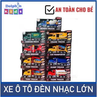 XE Ô TÔ ĐÈN NHẠC ĐỒ CHƠI MÔ HÌNH GIỐNG THẬT CHO BÉ