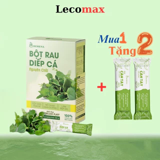 Bột rau diếp cá Behena nguyên chất sấy lạnh nước uống detox mát gan đẹp da hỗ trợ trĩ Lecomax LMB05