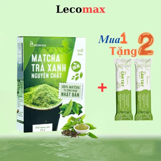 Bột trà xanh Matcha Behena nguyên chất sấy lạnh đắp mặt giảm cân đẹp da detox Lecomax LMB02