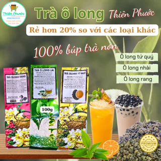 Trà ô long lài, ô long rang Thiên Phước gói 100g - trà sữa ngon, trà trái cây cũng ngon