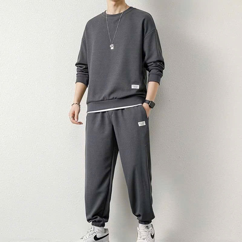 Đồ bộ thu đông Nam Nữ dài tay phối Layer, Bộ quần áo thể thao dài tay năng động chất tổ ong