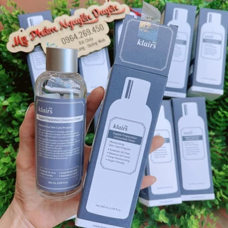 Nước Hoa Hồng Không Mùi Dưỡng Ẩm, Làm Dịu Da Klairs Supple Preparation Unscented Toner 180ml