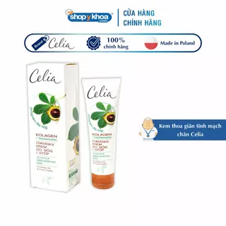 [DATE XA] Kem thoa giãn tĩnh mạch chân Celia 100ml, Made in Poland, Date 11.2025