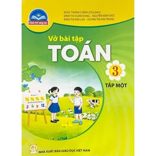 Sách - Vở bài tập Toán 3 tập 1 - Chân Trời Sáng Tạo - Bán kèm bút chì 2B và bao sách