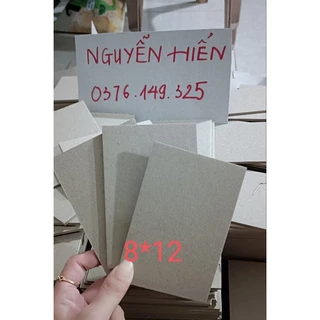 Sét 10 cặp  bìa lạnh độ dày 3mm dùng để gói card, thẻ ảnh