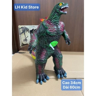 Khủng Long Godzilla Bằng Cao Su Mềm Nhồi Bông Có Nhạc (Loại Lớn 60cm)