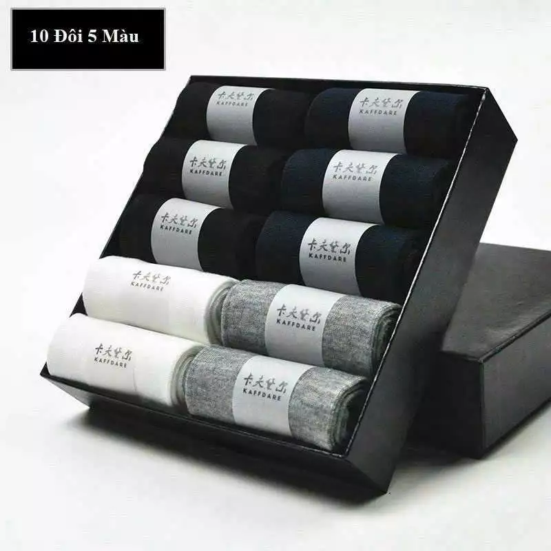 Hộp 10 đôi tất chống hôi chân hàng xuất Nhật loại dày dặn