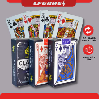 Bộ bài tây nhựa Poker Thẻ Trò Chơi Bằng Nhựa PVC Chống Nước Chống Gấp Lại Được Kích Thước 5.7 * 8.7cm