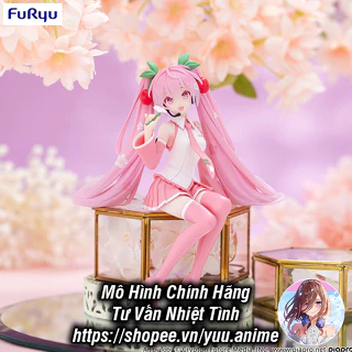 [Sẵn/Hoả Tốc] Mô Hình Chính Hãng Vocaloid - Hatsune Miku - Noodle Stopper Figure - Sakura, 2024 Ver. (FuRyu)