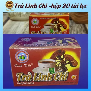 Trà Linh Chi- Vĩnh Tiến, Hộp 20 túi lọc, loại thượng hạng