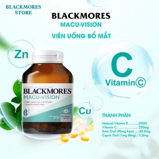 Viên uống tăng thị lực macu vision blackmores 125 viên chống lão hóa, mờ nhức mỏi mắt healthy care, bảo vệ mắt .