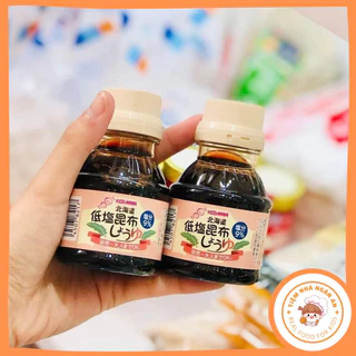 [DATE T03.2024] Nước tương tảo bẹ nguyên chất Hokkaido Kids & Mama cho bé ăn dặm Nhật Bản 100ml