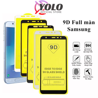 Kính cường lực samsung J7 Prime J7 Pro J730 A750 J4+ J6 J6+ A6 A6+ A7 2018 J8 A8 2018 A8+ A9 2018 Full Màn Kính [9D]