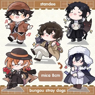 (8CM) Mô hình standee BUNGOU STRAY DOGS ver MẮT NHỎ Văn hào lưu lạc tượng acrylic mica chibi trang trí