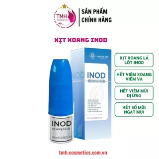 Xịt xoang lá lốt Inod Huyền Phi hết xoang khoang mũi thông thoáng sạch mũi tức thì 20ml