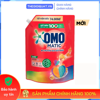 [HỎA TỐC] Nước giặt OMO Matic Hương Cam & Hổ Phách Cửa Trên chuyên dụng giữ màu 3.6kg/túi