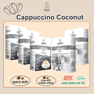 Combo 5 hộp Cà phê hòa tan Trung Nguyên  Cappuchino Dừa Coconut