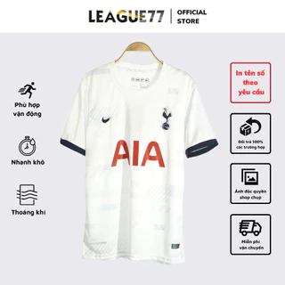 Áo Tottenham Leaguestore - bộ quần áo bóng đá thể thao nam sân nhà màu trắng form âu mùa 23/24