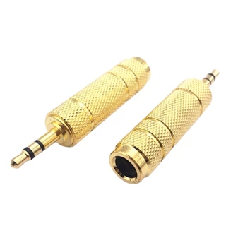 Jack cắm chuyển đổi âm thanh Jack cắm 3.5mm sang 6.35mm ( Jack 6ly ) Stereo