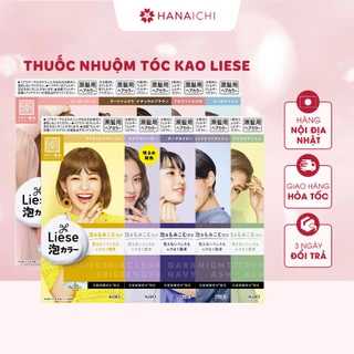 Thuốc Nhuộm Tóc Tạo Bọt Kao Liese Nhật Bản Với Bảng Màu Cực Thời Trang