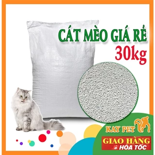 Cát mèo Việt Nam - Bao 30kg giá rẻ - Hoả tốc HCM