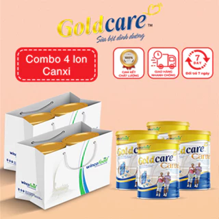 Combo 4 lon Sữa bột Wincofood Goldcare Canxi (850g/lon)