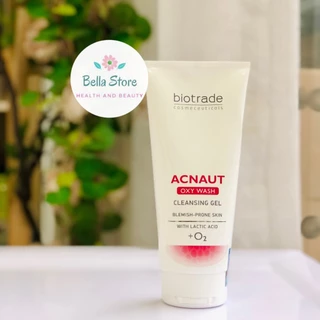 Gel rửa mặt giảm mụn viêm, mụn mủ, mụn bọc Biotrade Acnaut Oxy Wash Cleansing Gel