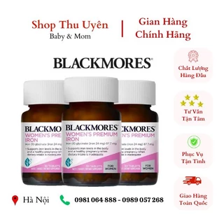 Sắt Cho Bà Bầu Blackmores Pregnancy Iron Lọ 30 Viên Của Úc