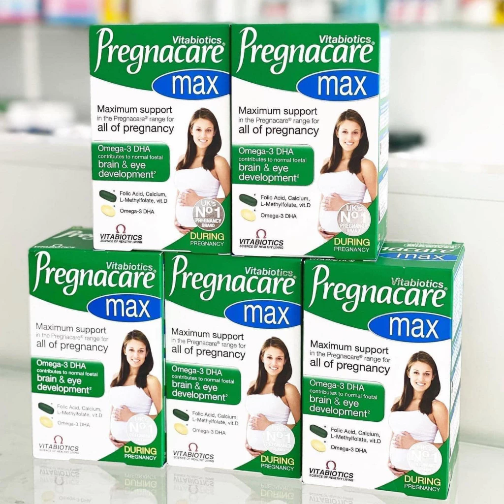 Viên uống Vitamin tổng hợp cho bà bầu Pregnacare Max hộp 84 viên tăng cường sức khỏe
