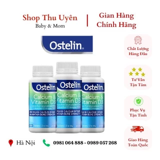 Canxi Ostelin Calcium & Vitamin D3 của Úc Lọ 130 Viên