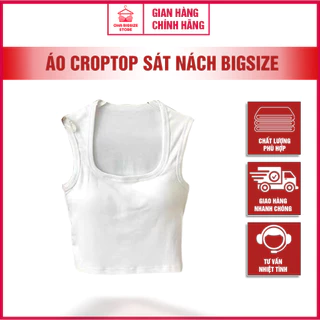 Áo Croptop OHA Bigsize Store  - Áo Ba Lỗ Nữ Đẹp Chất Liệu Cotton Siêu Thoáng Chất Lượng Đường May Chắc Chắn