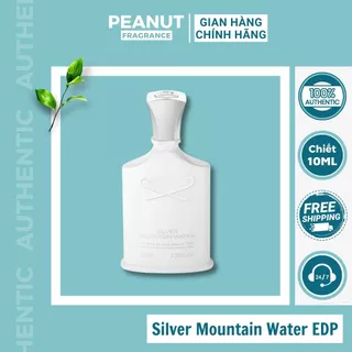 (Mẫu thử) Nước hoa unisex Silver Mountain Water EDP chai 10ml bỏ túi dạng xịt Peanut Fragrance
