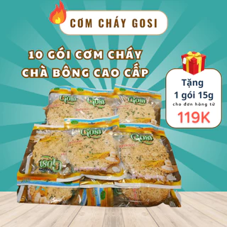 10 gói Cơm cháy Gosi chà bông thượng hạng, quà quê Ninh Bình