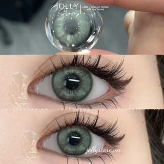 Lens LUNA EYES - Kính áp tròng 839 Green giãn vừa cận từ 0-6 độ JOLLY STORE