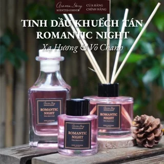 Tinh Dầu Khuếch Tán Aroma Story Hương Vani Và Xạ Hương Romantic Night Size 50ml/100ml