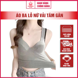 Áo Ba Lỗ Nữ OHA Bigsize Store - Áo Ba Lỗ Dây Bản To Áo 3 Lỗ Chất Liệu Tăm Gân Ôm Body Dày Dặn Co Giãn 4 Chiều