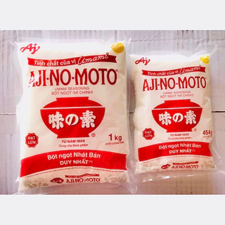 Combo 2 gói bột ngọt Aji-no-moto gói 1Kg và 454g