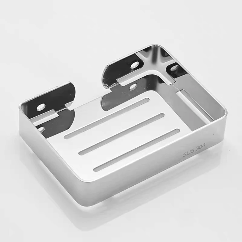 [HÀNG ĐẸP] Giá Đựng Xà Bông Inox 304 Xịn, Khay Đựng Xà Phòng Cục Tặng Keo Dán và Ốc Vít khẩu dựng xà bông
