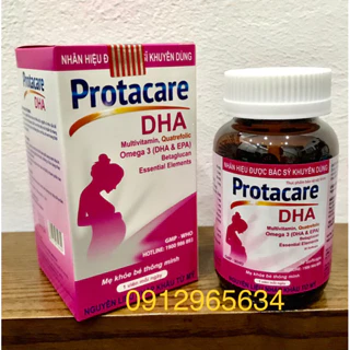 30 viên uống Protacare DHA Bổ máu bổ sung sắt cho cơ thể khoẻ mạnh phục hồi sau ốm dưỡng thai tăng hồng cầu chính hãng