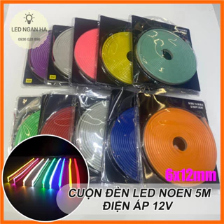 Cuộn đèn led neon Flex 5m 12V dùng cho uốn chữ, tạo hình quảng cáo, logo siêu đẹp