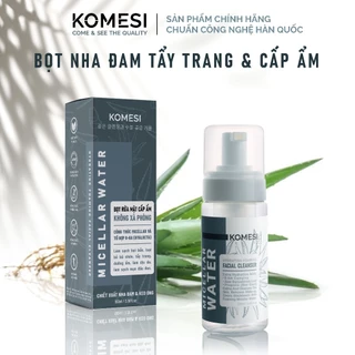 Bọt Nha Đam Tẩy Trang Rửa Mặt Cấp Ẩm KOMESI – MICELLAR WATER HYDRATING FOAMING FACIAL CLEANSER