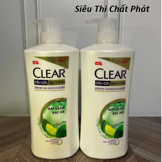 Dầu Gội Clear Mát Lạnh Bạc Hà 630g