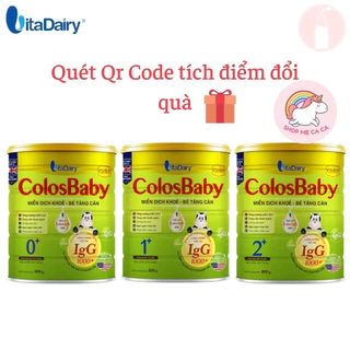 [ HÀNG CHÍNH HÃNG ] Sữa bột ColosBaby Gold / IQ / Bio / D3K2 số 0+/ 1+/ 2+ (Lon 800g) date mới nhất