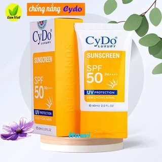 KEM CHỐNG NẮNG SUNSCREEN LUXURY CYDO 60ML - Chống nắng, kiềm dầu, dưỡng trắng da - Thảo dược [CHÍNH HÃNG]