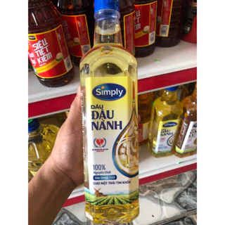 dầu đậu nành simply 1lít