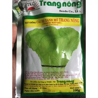 Hạt giống cải xanh mở Trang Nông gói 100gram