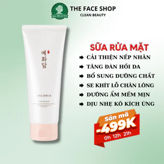 Sữa rửa mặt The Face Shop dưỡng cấp ẩm sạch sâu Hàn Quốc Yehwadam Deep Moisturizing Foaming Cleanser 150ml Hà Beauty