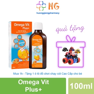 Omega Vit Plus Bổ Sung DHA Vitamin Giúp Phát Triển Trí Não Thị Lực Tăng Đề Kháng Cho Bé