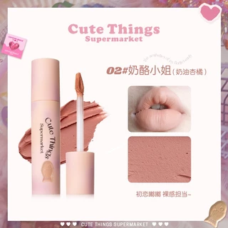 Son kem lì FLORTTE CuteThings Supermarket - phù hợp để đánh nền môi, làm lót môi, base môi, che khuyết điểm môi