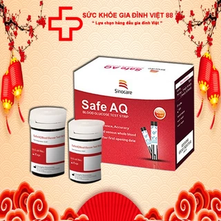 Hộp 50 que thử đường huyết Sinocare Safe AQ